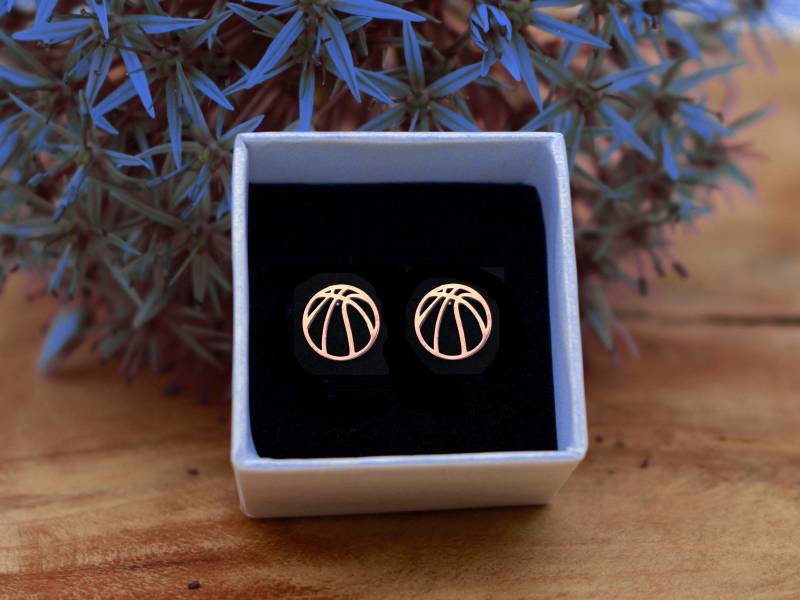 Ohrstecker Basketball Sport - Farbauswahl von davaleriaShop