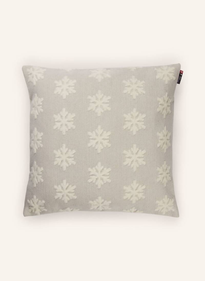 David Fussenegger Dekokissenhülle Schneeflocke Aus Samt grau von david fussenegger