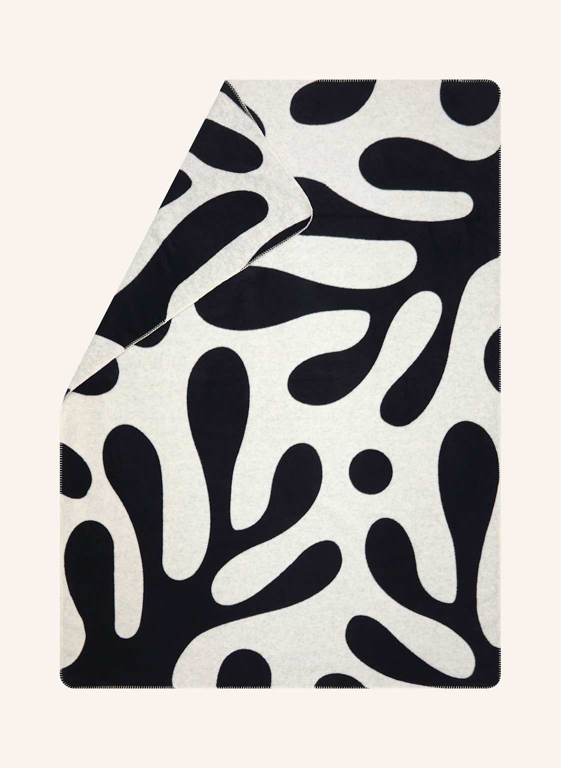 David Fussenegger Plaid Savona schwarz von david fussenegger