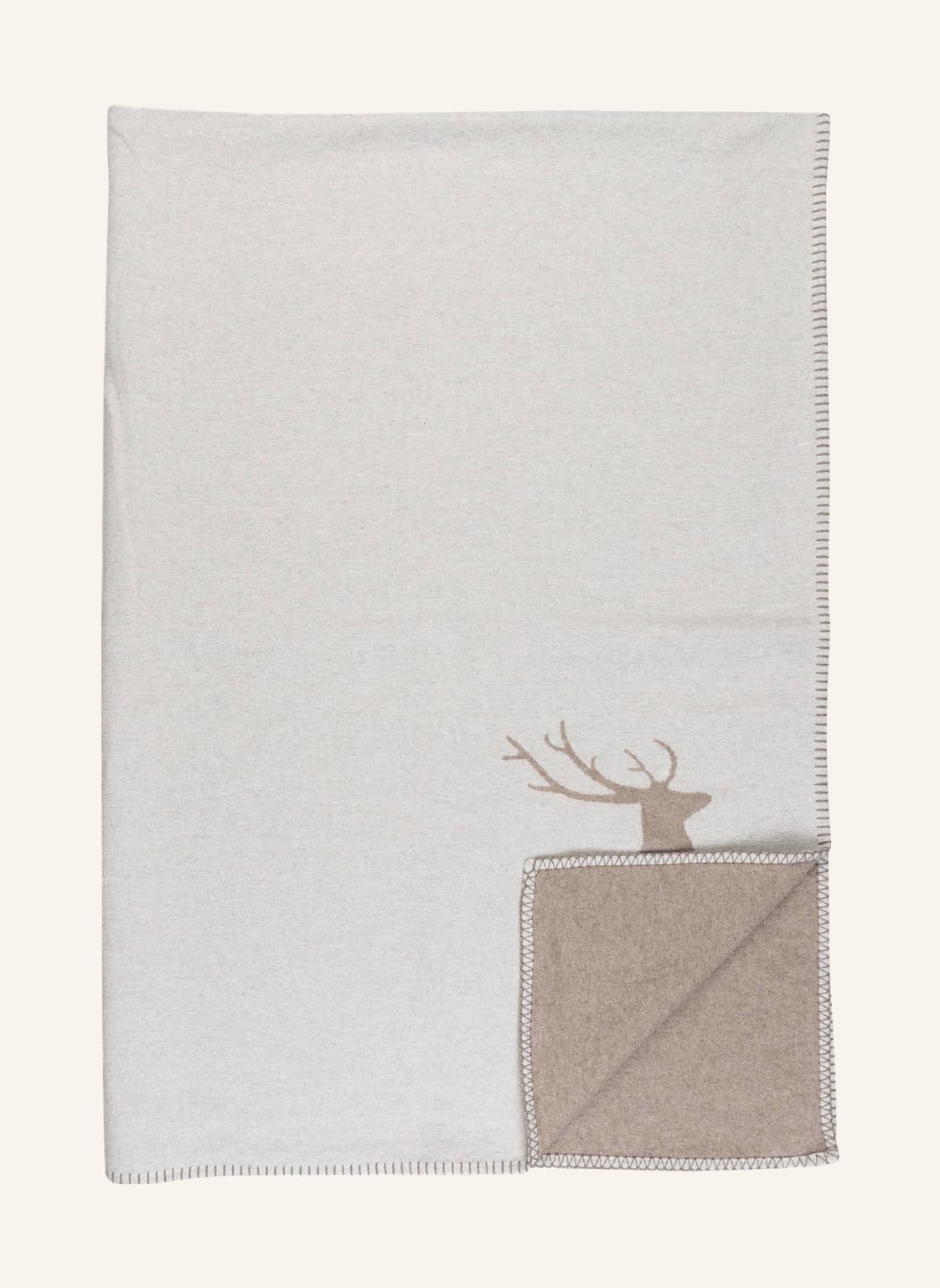 David Fussenegger Plaid Sylt beige David Fussenegger Plaid Sylt beige von david fussenegger