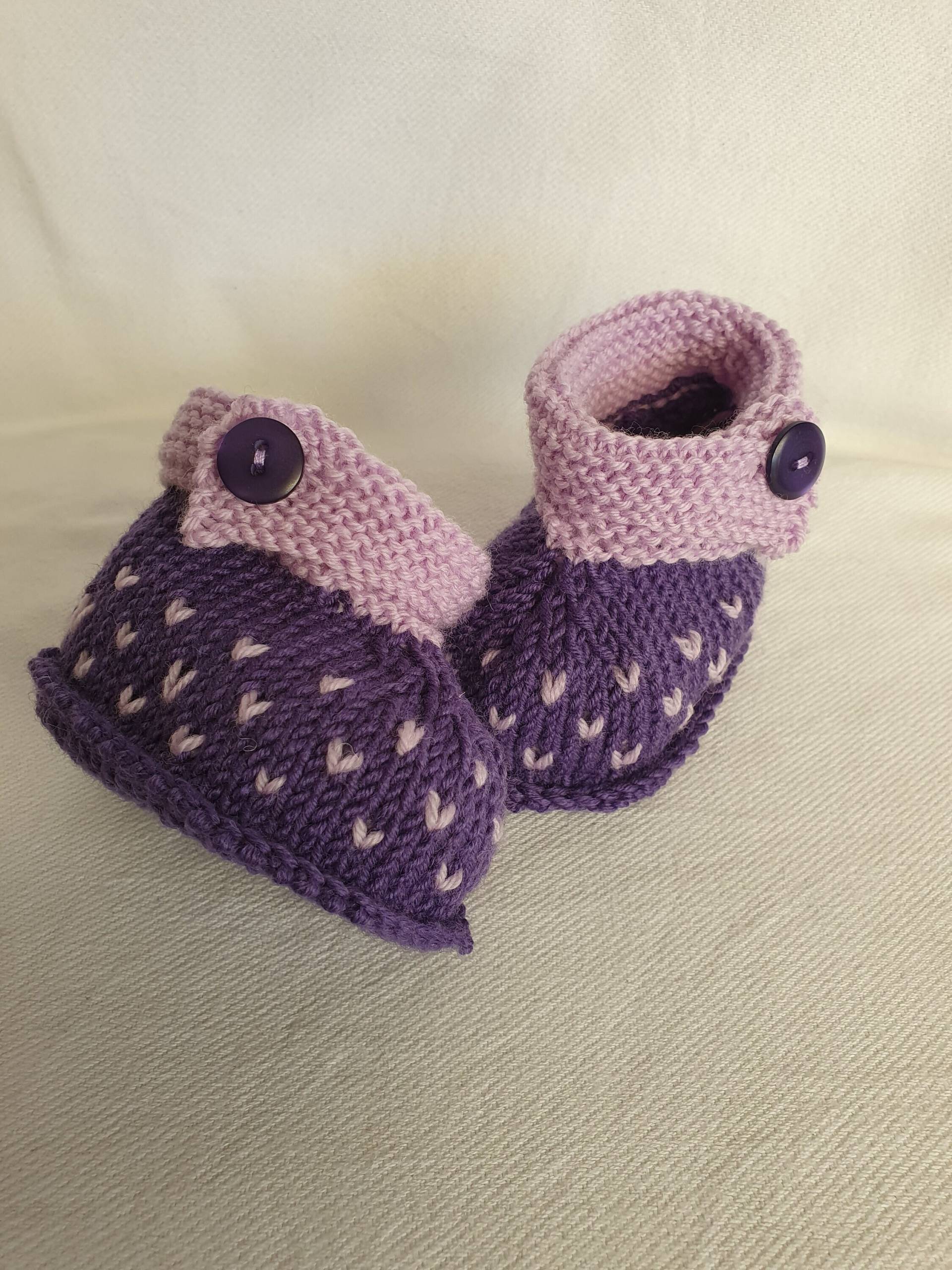 Babyschuhe Lila/Flieder Babyschuhe Lila/Flieder von daydreams4you