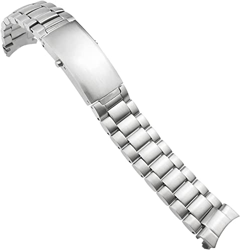 Hochwertiges Uhrenarmband aus 316L Edelstahl, passend für Omega 007 300 Planet Ocean Speedmaster Uhrenarmband, solide Armbänder, Drei Reihen, 22 mm von dayeer