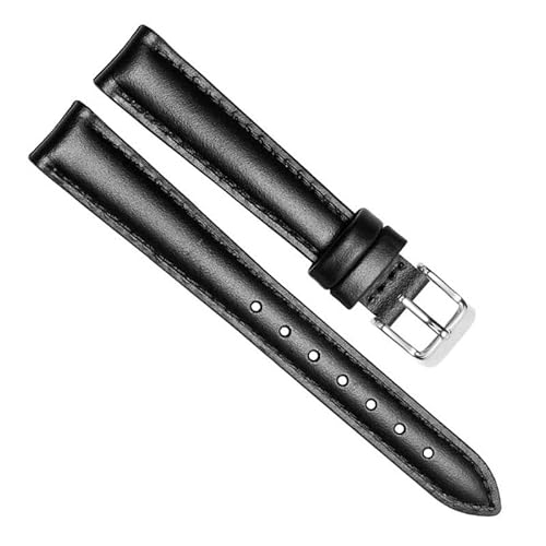 dayeer Echtes Leder Uhrenarmbänder Für DW wasserdicht und schweißfest flach universal(Blacks,22mm) von dayeer
