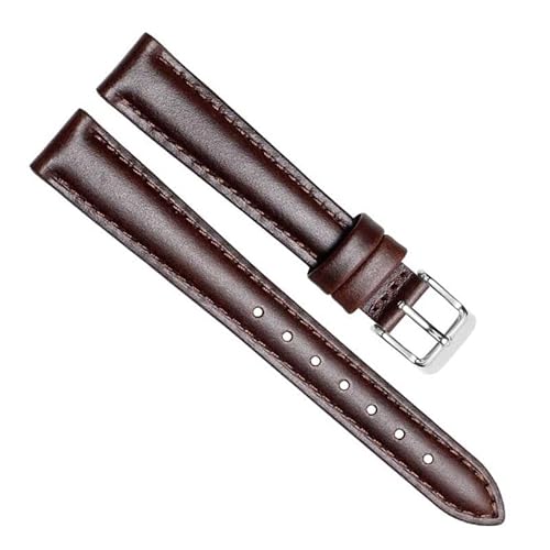 dayeer Echtes Leder Uhrenarmbänder Für DW wasserdicht und schweißfest flach universal(Dark browns,18mm) von dayeer