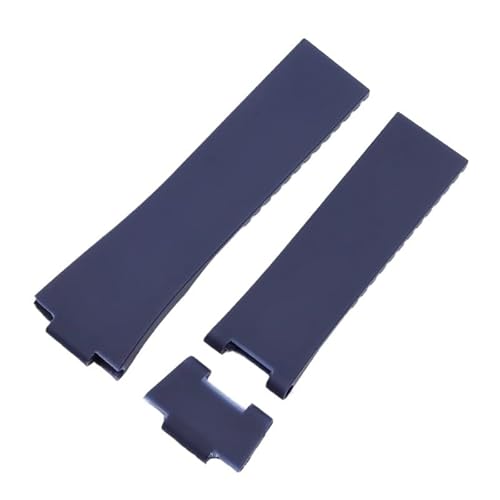 dayeer Für Athens Observation Navigation 1183 Herren Damen Wasserdichtes Gummi-Uhrenarmband(Blue-No buckle) von dayeer