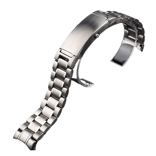 dayeer Gebogenes Uhrenarmband für Omega Seamaster 600 Planet Ocean 300, Uhrenarmband aus massivem Edelstahl(Five,20mm) von dayeer