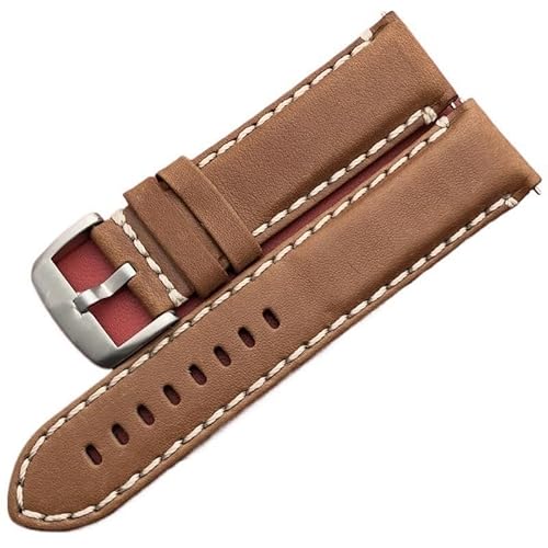 dayeer Lederarmband für Tissot 1853 Serie T125 T125617A(Lightbrowns) von dayeer