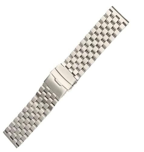 dayeer Mattiertes, mattes, massives Edelstahl-Universalarmband für Diesel für Panerai-Armband (Color : Silver, Size : 26mm) von dayeer