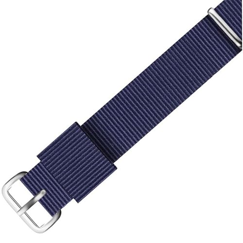dayeer Nylon-Uhrenarmband für Daniel Wellington-Uhrenarmband mit Schnalle(05-silver,22mm) von dayeer
