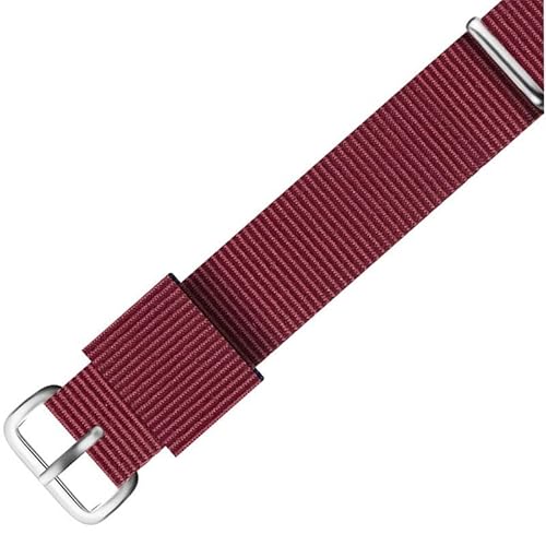 dayeer Nylon-Uhrenarmband für Daniel Wellington-Uhrenarmband mit Schnalle(06-silver,20mm) von dayeer