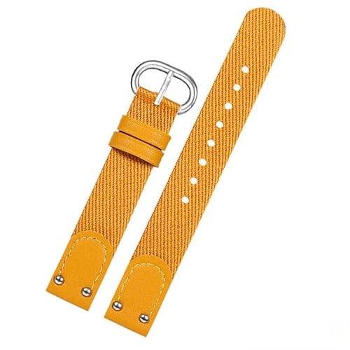 dayeer Passend für DW Uhrenarmband Damen Nylon Canvas Uhrenarmband(Pink,12mm) von dayeer