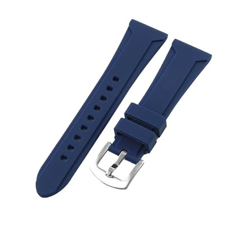 dayeer Silikon Herren Uhrenarmband für Diesel DZ4318/7395/4496/4323 Gummiband(Blues a,24mm) von dayeer