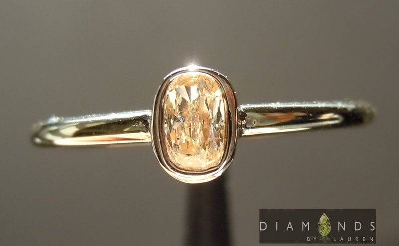 0.21Ct Gelb Si1 Oval Diamant Ring R6976 von dblauren