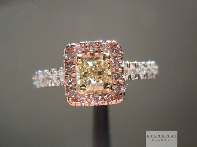0.30Ct Y-Z Si1 Diamantring Im Strahlenschliff R5196 von dblauren