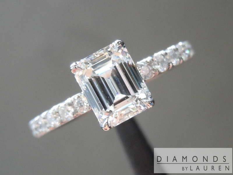 1.04Ct F Vvs1 Smaragdschliff Diamant Ring R6926 von dblauren