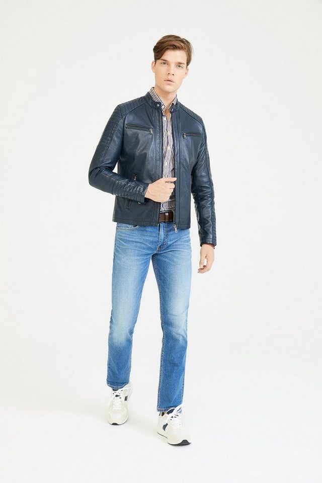 dc Dericompany Lederjacke BD00107 Echtleder Übergangsjacke, Freizeitjacke, Bikerjacke dc Dericompany Lederjacke BD00107 Echtleder Übergangsjacke, Freizeitjacke, Bikerjacke von dc Dericompany