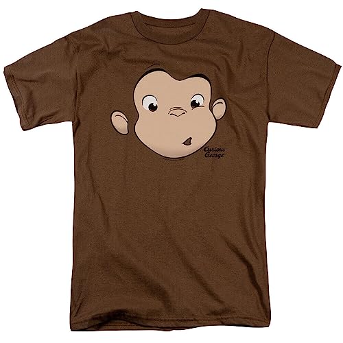 Curious George George Face T-Shirt - Adult Brown M Curious George George Face T-Shirt - Adult Brown M von ddAWESDXZ