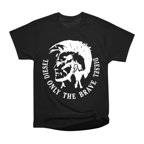 Diesels Only The Brave Cool Man Unisex T-Shirt Black XXL von ddAWESDXZ