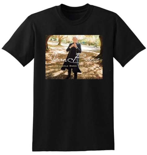 Joan Baez T Shirt Whistle down The Wind Black M von ddAWESDXZ