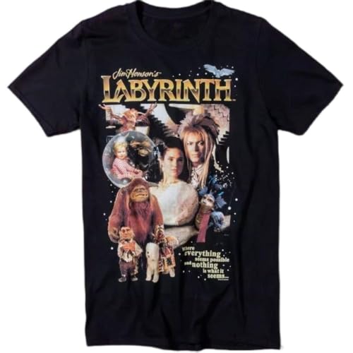 Labyrinth T-Shirt Black 3XL von ddAWESDXZ