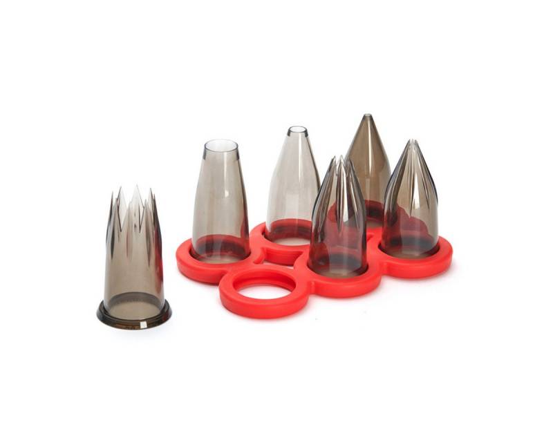 de Buyer Feindosierspritze Le Tube, Tüllen-Set Starter 6-teilig - Tritan von de Buyer