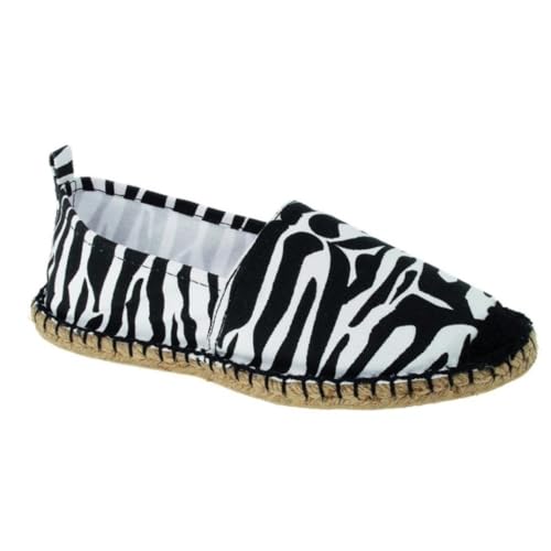 de fonseca Espadrilles, Schuhe aus Segeltuch aus Baumwolle, Unisex, Modell Espa E W851AP, Zebra, 40 EU von de fonseca