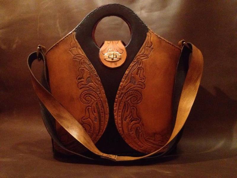 Market Place Handtasche Market Place Handtasche von deRouletLeather