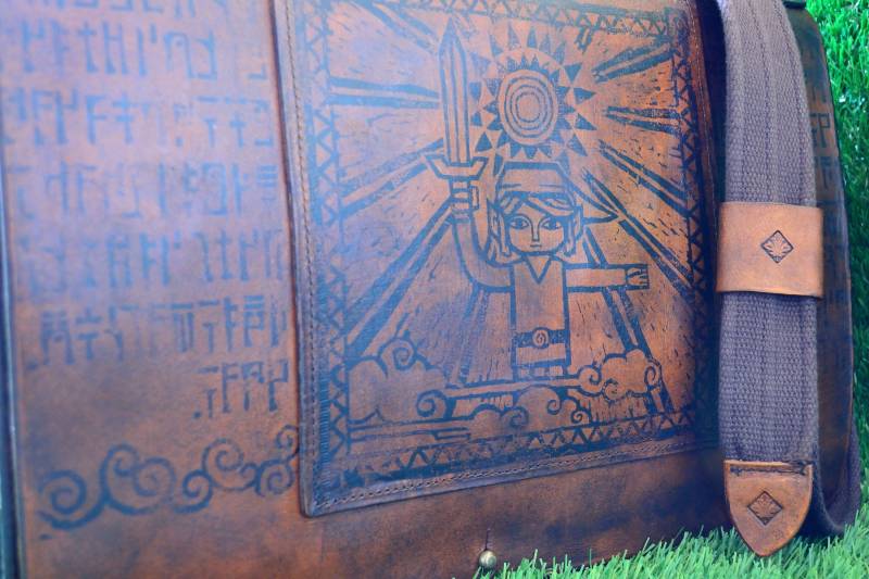 Windwaker Prolog Messenger Tasche von deRouletLeather