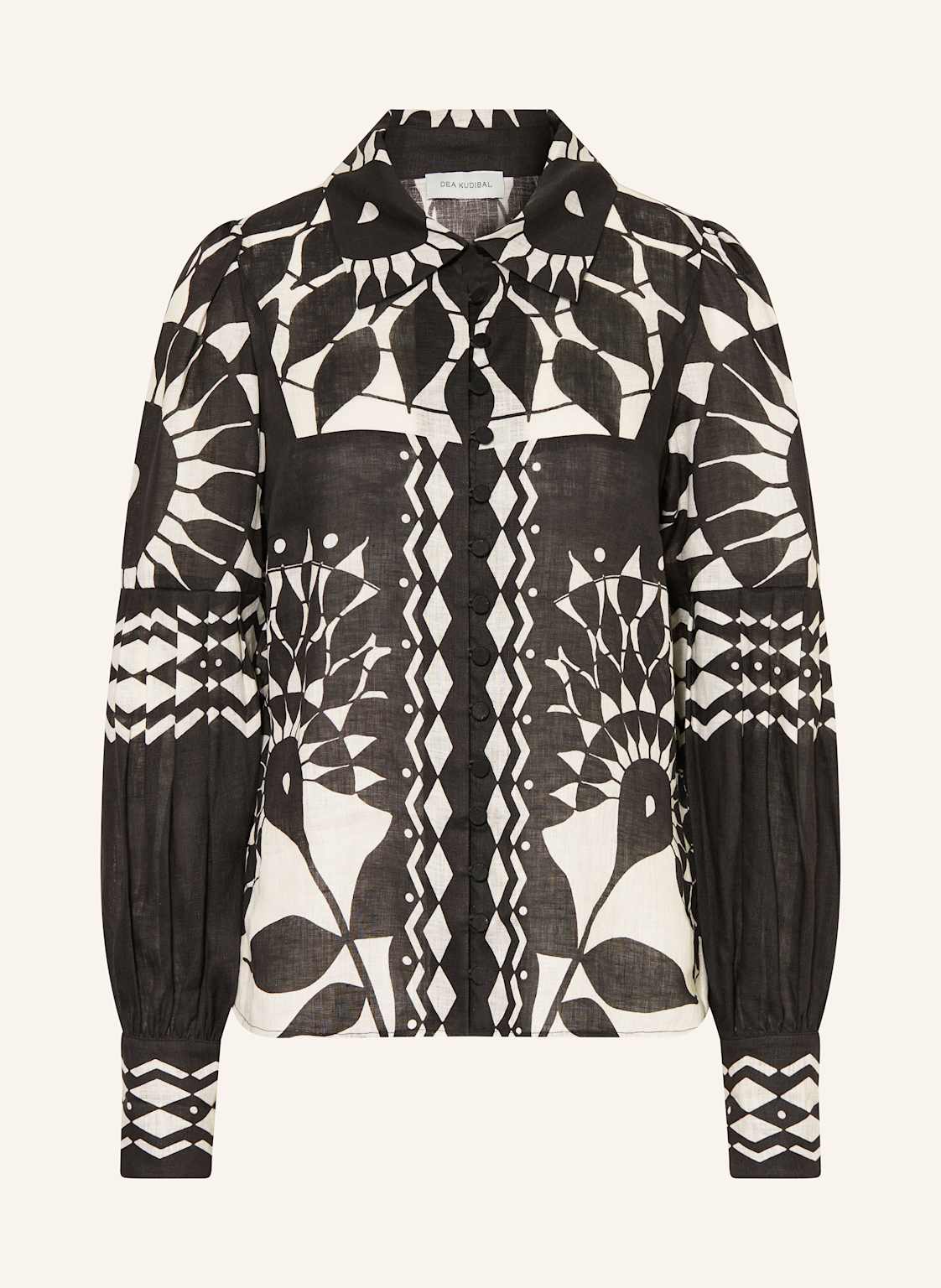 Dea Kudibal Hemdbluse Aus Leinen schwarz von dea kudibal
