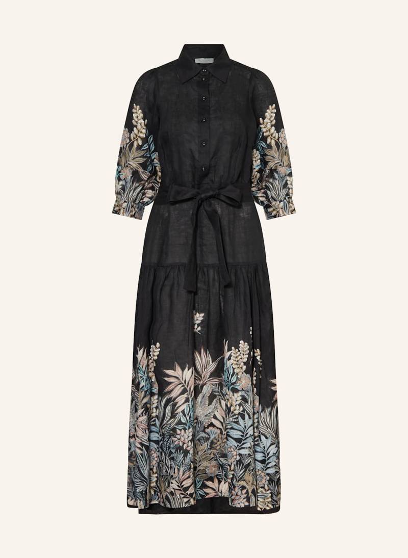 Dea Kudibal Leinenkleid Palmadea Mit 3/4-Arm schwarz von dea kudibal