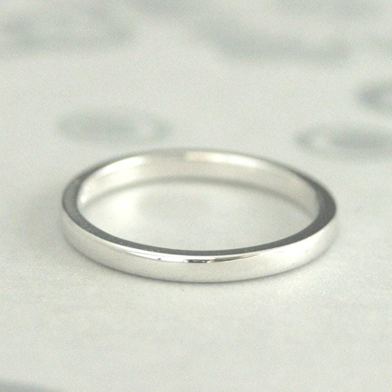 18K Goldband Goldring Damengoldband Damengoldring Gold Ehering Goldhochzeitsring 2 Mm X 1, 5 Massiver Ring Schlichter Jane von debblazer