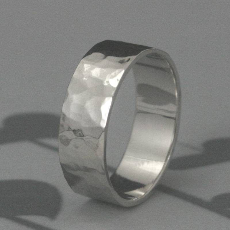 7 Mm Flat Edge Wedding Band - Ihre Wahl Von One in Solid 14K Gelb, Weiß Oder Rose Gold Custom Ihrer Größe von debblazer