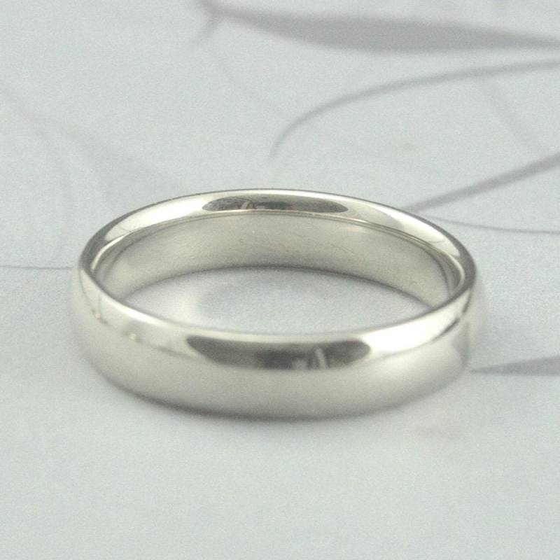 Comfort Fit Ehering Männer ~ Herren Trauring 14K Gold Band 5 Mm Breiter Herrenring Goldring von debblazer