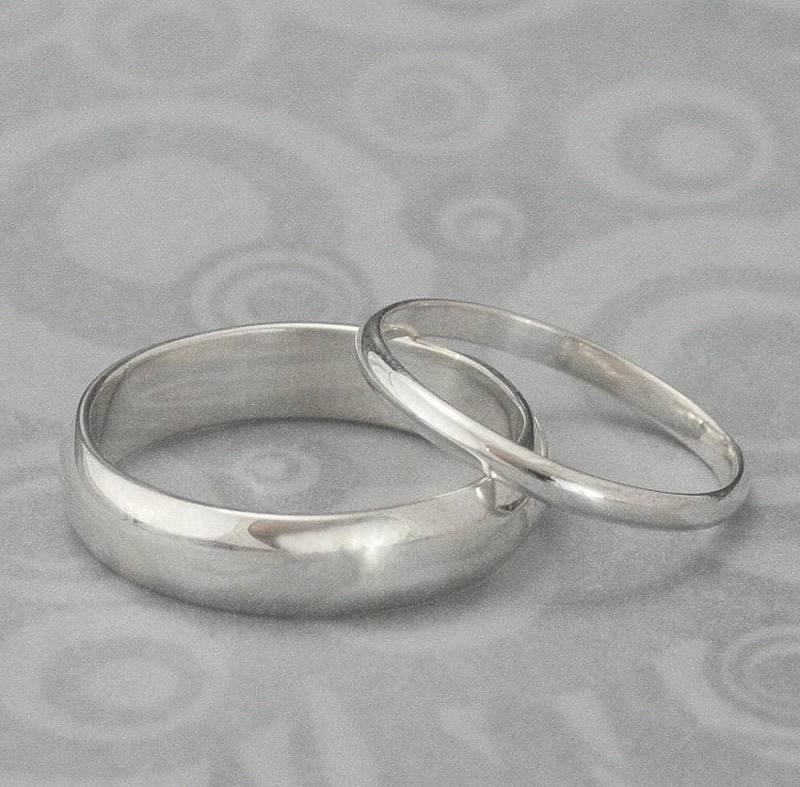 Das Perfekte PaarSet Mit 2 SilberringeHerren HochzeitsringDamen EheringSilber TrauringeEheringe SetTraditionelle Bands von debblazer