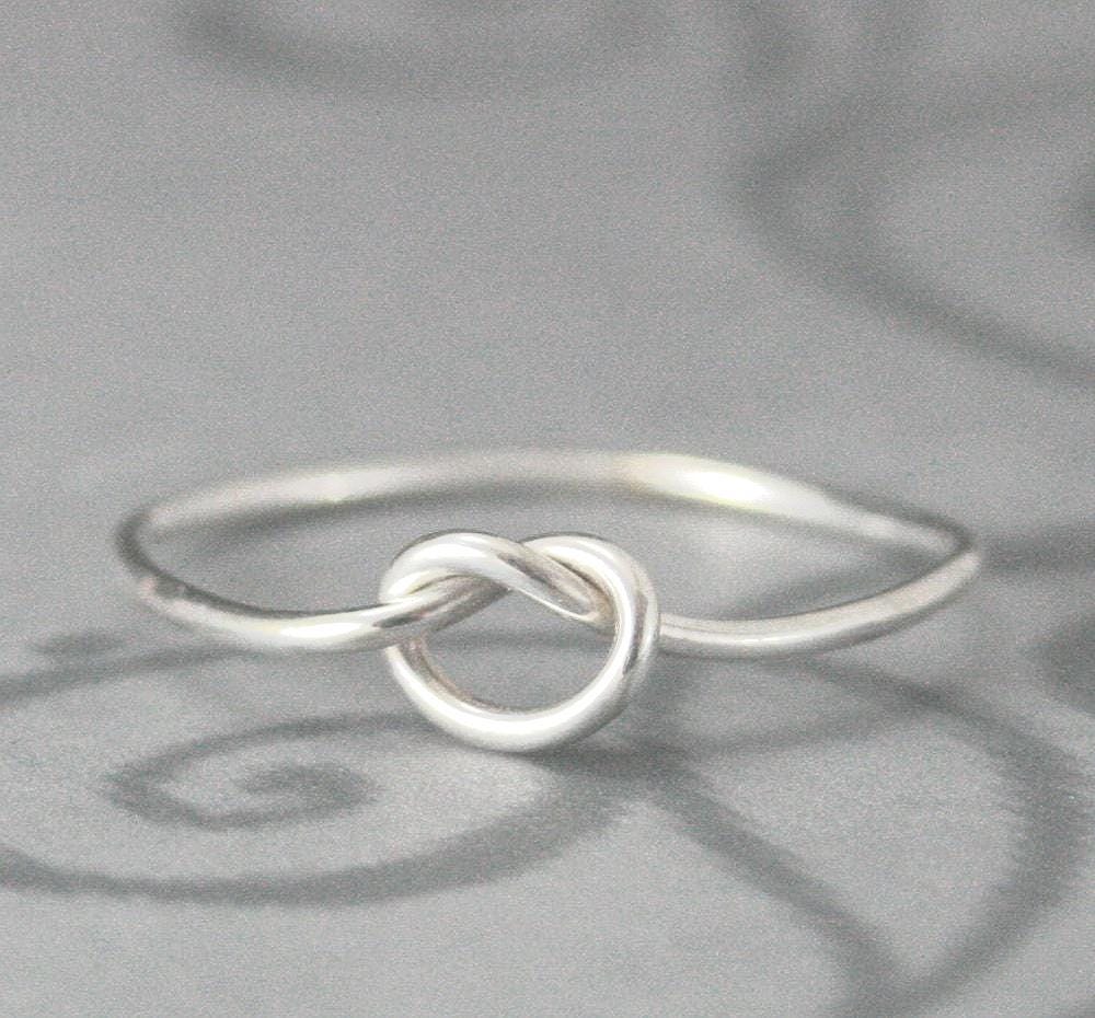 Vergissmeinnicht Knoten Ring Aus Massivem Sterling SilberTie The Knot RingPerfekte Brautjungfer GeschenkVersprechen RingHandmade Liebe Band von debblazer