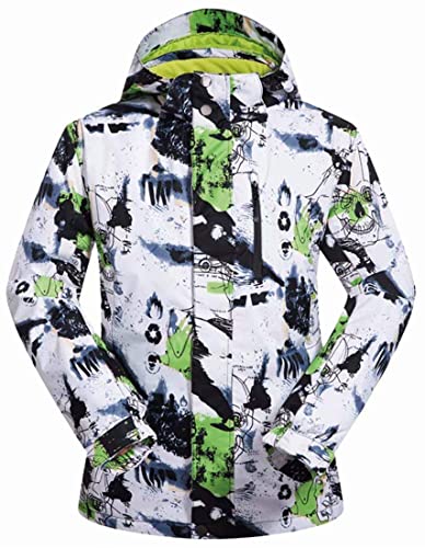 decathee Herren Skijacke Wasserdicht Mountain Snowboard Jacken Warm Schnee Mantel Winter Regenmantel Windbreaker, Farbe2, S decathee Herren Skijacke Wasserdicht Mountain Snowboard Jacken Warm Schnee Mantel Winter Regenmantel Windbreaker, Farbe2, S von decathee