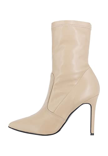 dedica Damen Leder Stiefelette, BEIGE, 36 EU von dedica