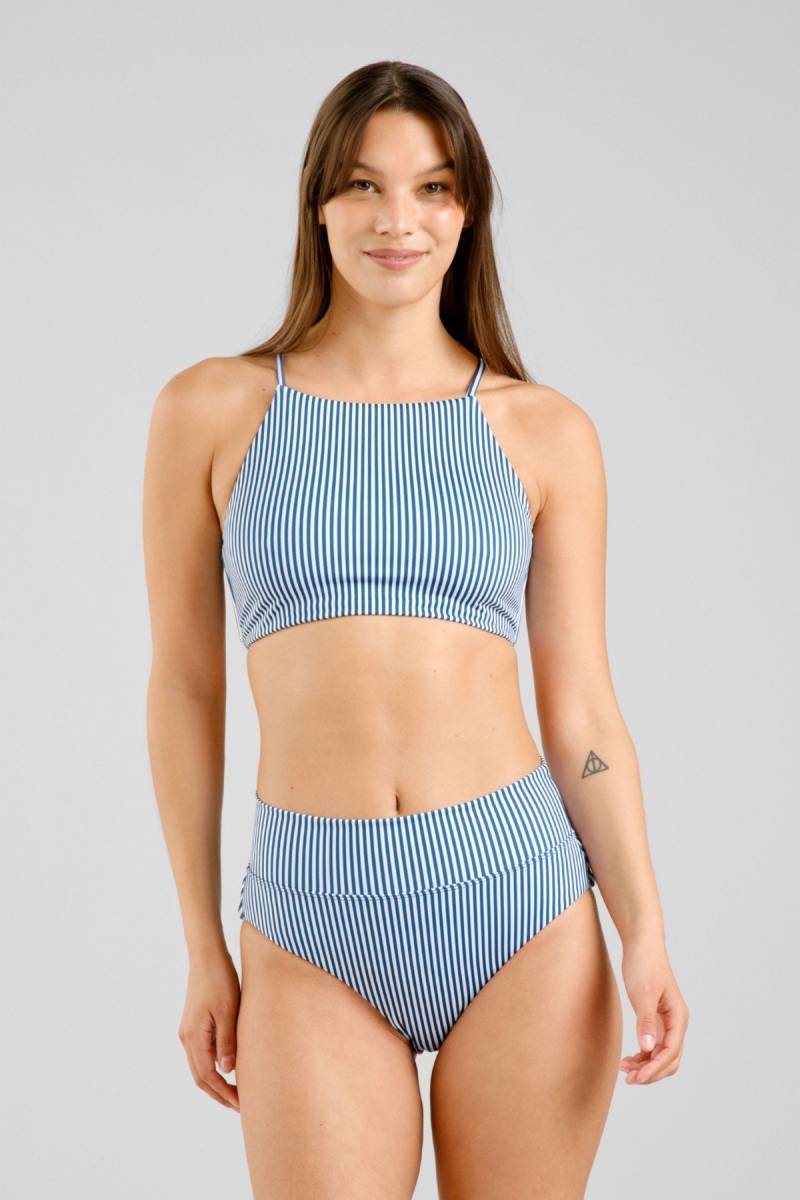 Bikini Bottom Slite Thin Stripe Blau von dedicated