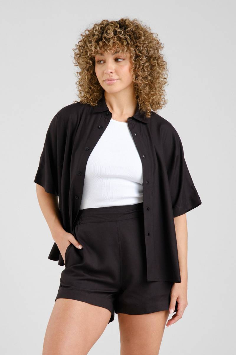 Bluse Alsvik Schwarz von dedicated