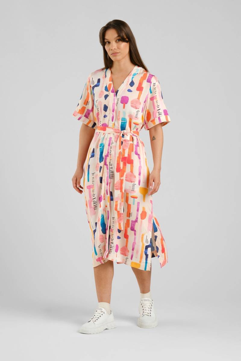 Kleid Kallvik Summer Abstract Rosa von dedicated