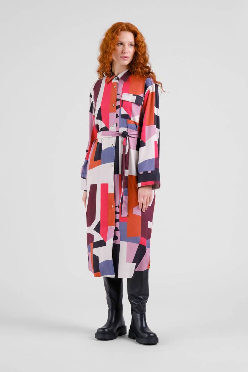 Kleid Kvilla Abstract Chaos Rot von dedicated