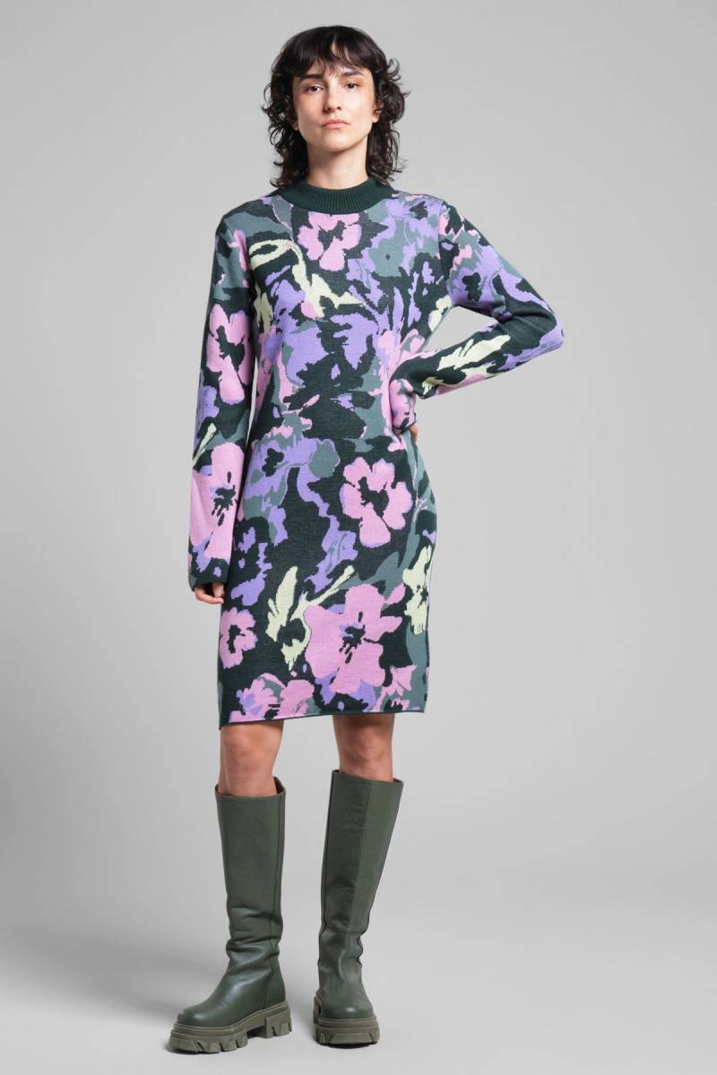 Kleid Lo Warped Flowers von dedicated