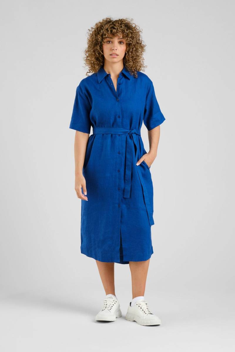 Kleid Ripa Linen Blau von dedicated