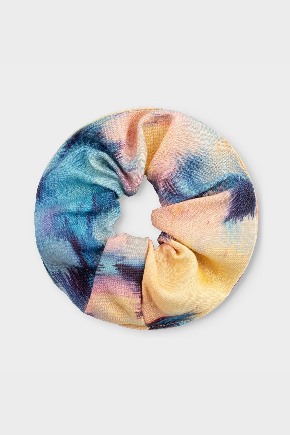 Scrunchie Ikat Field Multi Color Gelb von dedicated