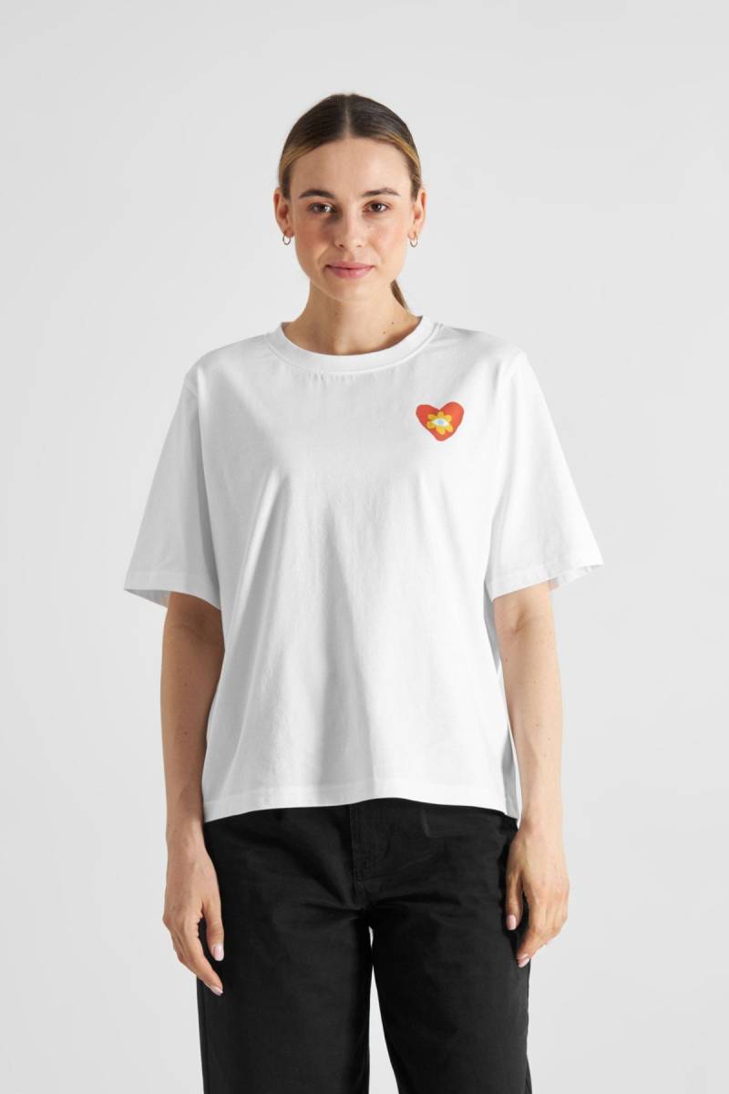 T-Shirt Vadstena Good Vibes Weiß von dedicated