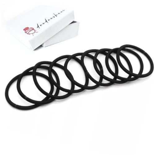 Deedeeshaar Premium Haargummis Schwarz – 6 cm Ø, 4,5 mm dick – Ohne Metall, hohe Elastizität, langlebig – Für Damen & Sport – Mit Aufbewahrungsbox Deedeeshaar Premium Haargummis Schwarz – 6 cm Ø, 4,5 mm dick – Ohne Metall, hohe Elastizität, langlebig – Für Damen & Sport – Mit Aufbewahrungsbox von deedeeshaar