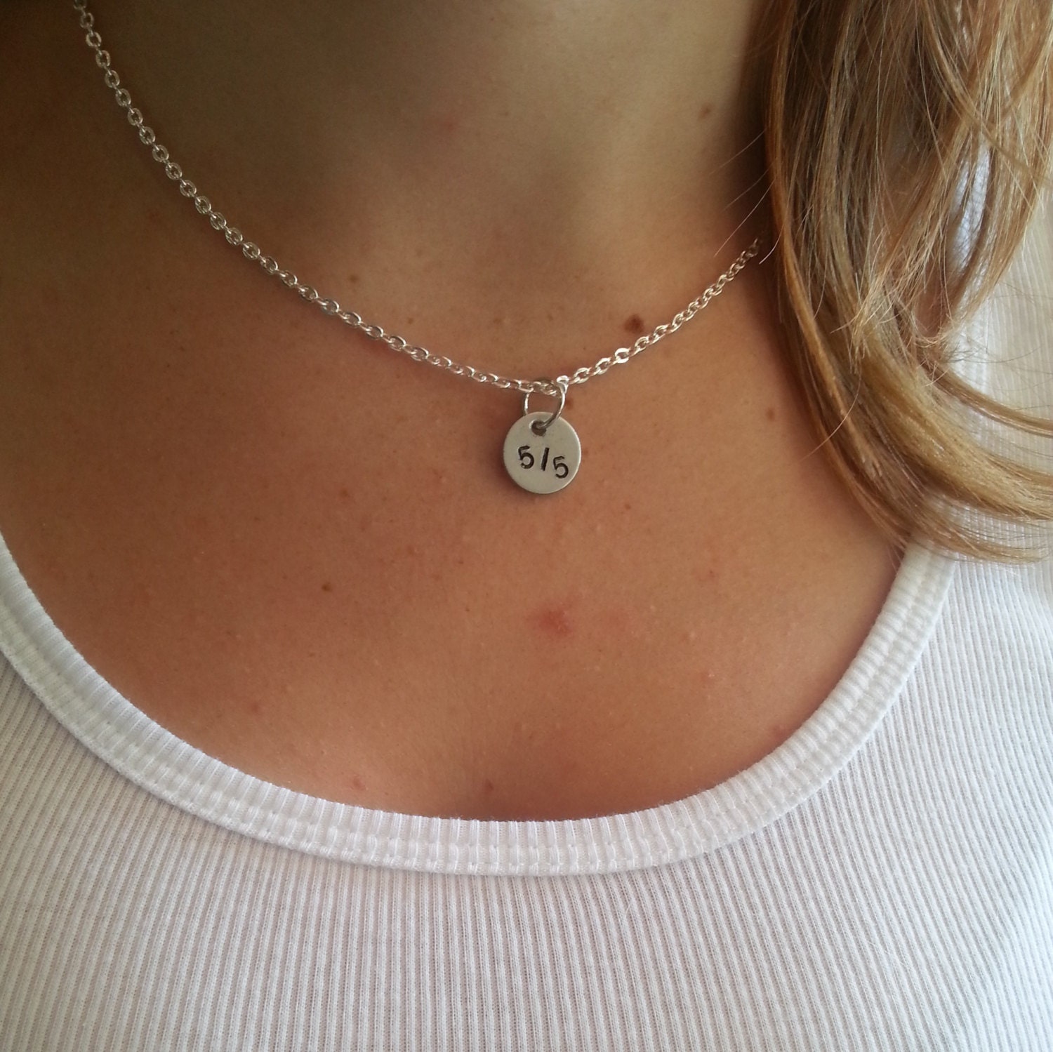 Buffy Fan Halskette - Faith Slayer 5/5 Fünf Mal Sterling Silber Buffy Fan Halskette - Faith Slayer 5/5 Fünf Mal Sterling Silber von deedlesdesign