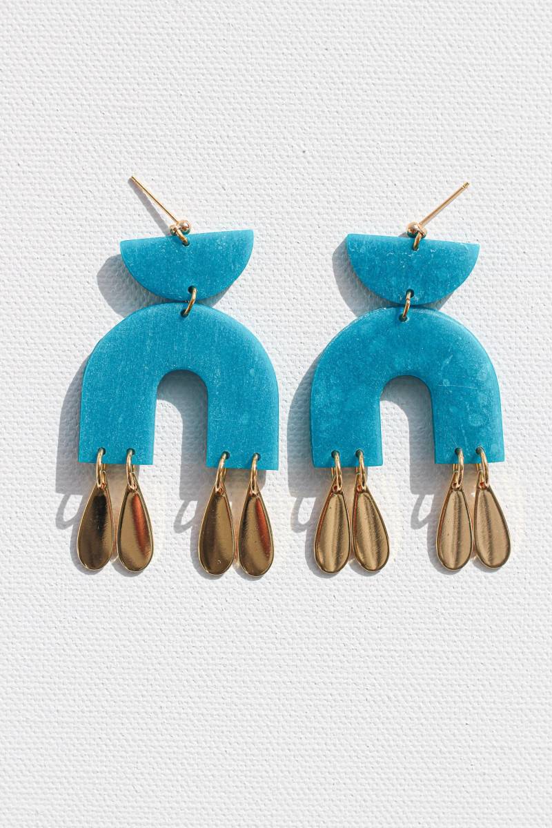 Aussagekräftige Und Farbenfrohe Sommerohrringe Für Alle Gelegenheiten. Hergestellt Aus Polymer-Ton Von Dehisstudio von dehisstudio