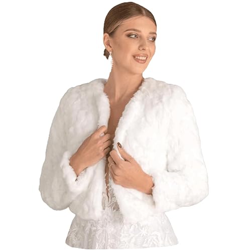 Hochzeitsjacke Brautjacke Jacke Braut Winter Hochzeit CH-51G Ivory 38 Hochzeitsjacke Brautjacke Jacke Braut Winter Hochzeit CH-51G Ivory 38 von deine-Brautmode