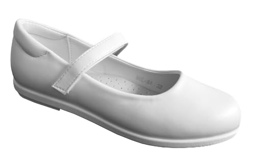 deine-Brautmode Ballerinas Bequeme Schuhe Kinderschuhe Blumenmädchen Kommunion Leder Ballerinas 33 von deine-Brautmode